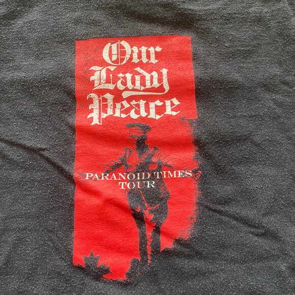 OUR LADY PEACE 2006 PARANOID TIMES TOUR SIZE MEDIUM CANADA - Picture 2 of 7